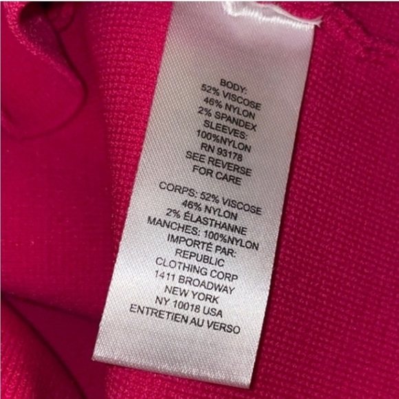 NWT HOUSE OF HARLOW 1960 Women’s Size XS Pink Crop Top Puffy Chiffon Sleeve - Picture 6 of 7